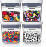 OXO 11236100V1UK Container voor voedselopslag, kunststof, transparant Voedselbewaardozen Naty Shop Set containers