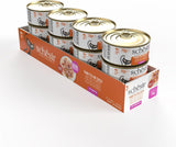 Tonijn met pompoen in bouillon, aanvullend natvoer voor katten, origineel recept, 100% natuurlijk, 12 blikjes van elk 70 g
