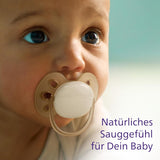 Philips AVENT Ultra Soft-fopspenen - pakket van 4 extra zachte BPA-vrije fopspenen voor baby's van 0-6 maanden, inclusief draagtas en sterilisatie (model SCF091/35)