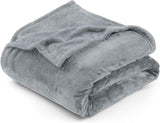 Utopia Bedding Kuschelige Fleecedecke [228X228 Cm, Grijs] Weiche, Leichte, Warme Flauschige Decke Kuschelige en Atmungsaktive Decken Für Bett slaapbank