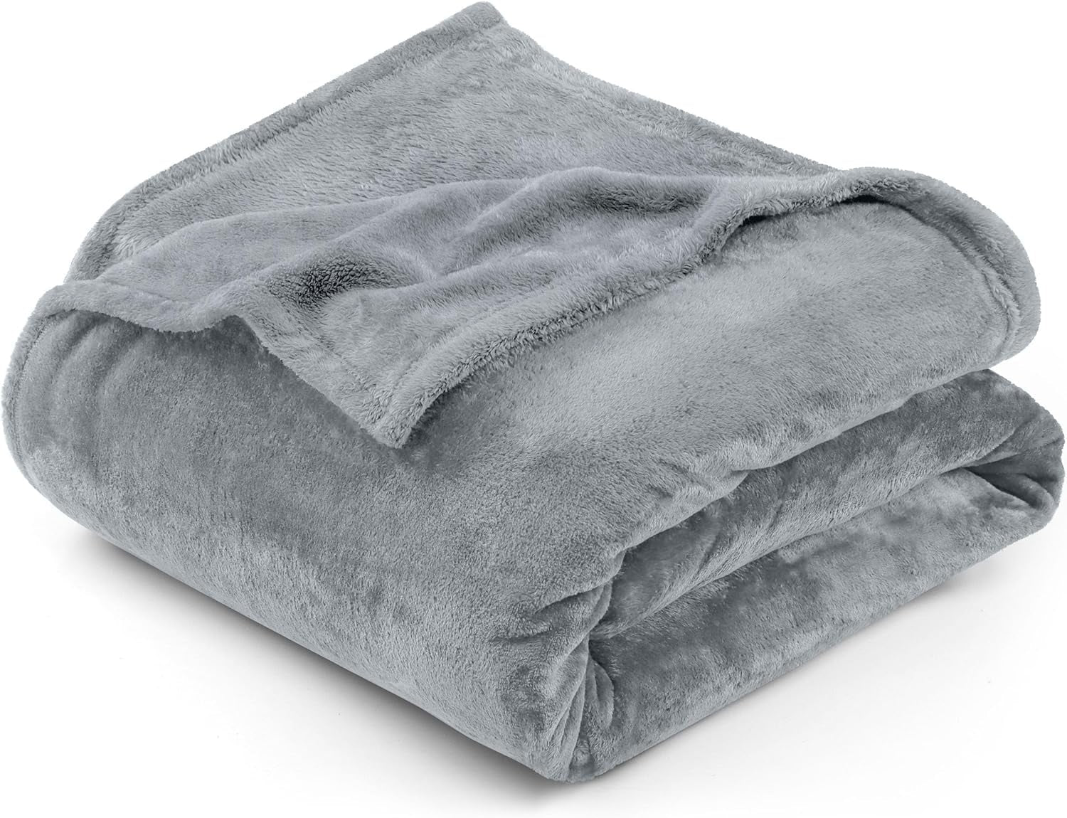 Utopia Bedding Kuschelige Fleecedecke [228X228 Cm, Grijs] Weiche, Leichte, Warme Flauschige Decke Kuschelige en Atmungsaktive Decken Für Bett slaapbank