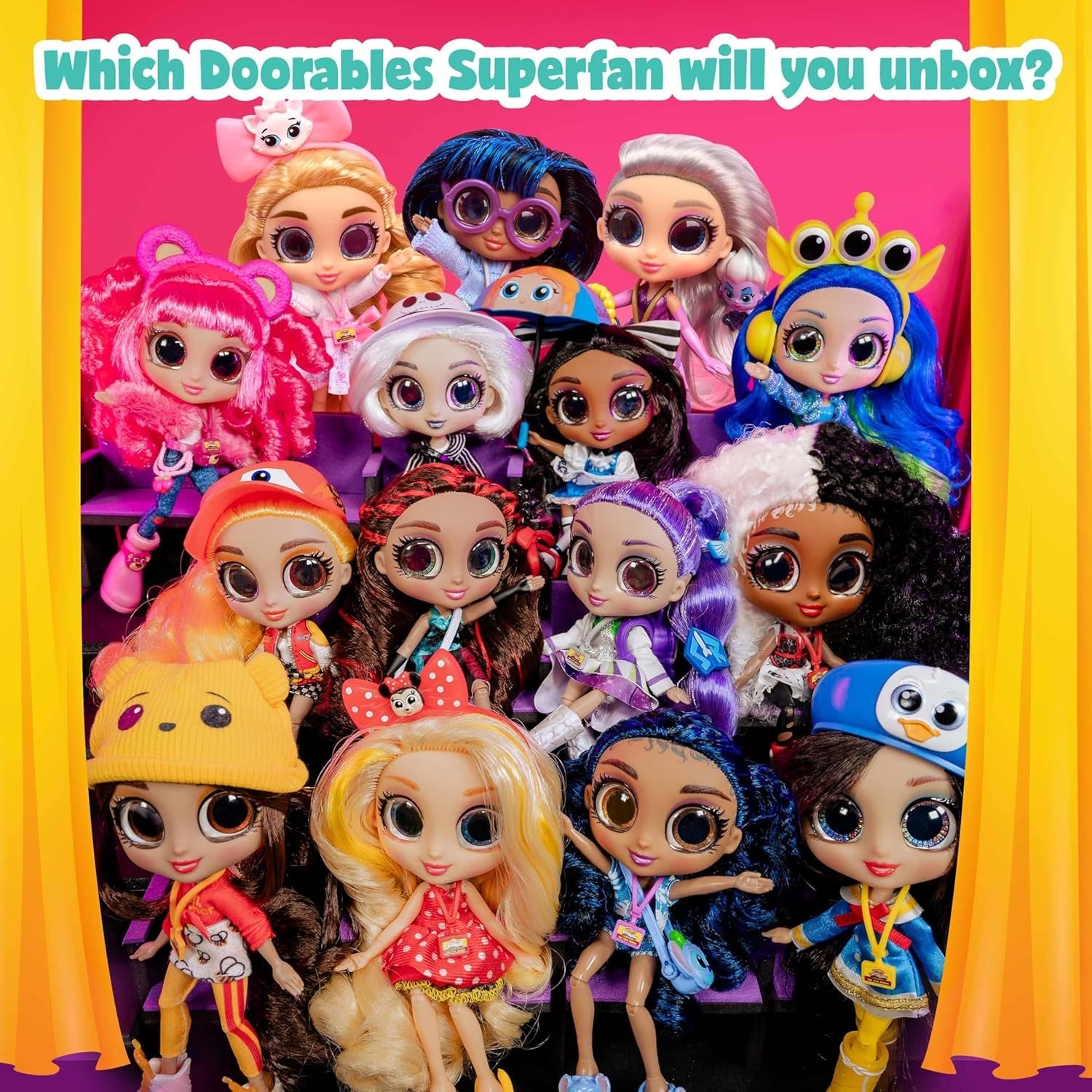 Disney Doorables Adoorbs Series 1 verzamelpoppen met accessoires, 14 cm, modepop, speelgoed vanaf 5 jaar, gewoon spelen