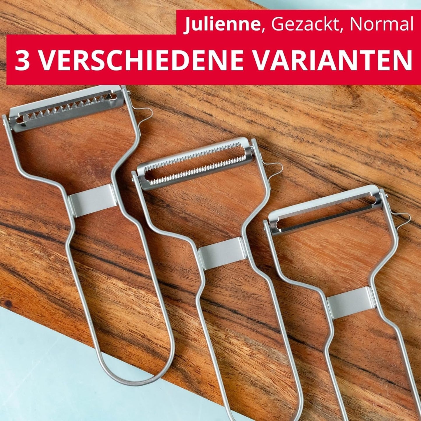 Westmark Julienne dunschiller, roestvrijstalen dunschiller Naty Shop