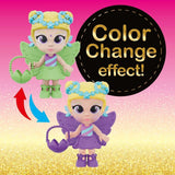 CRAZE Fee in mijn zak | Feeënpop met vleugels, verzamelbaar sprookjesspeelgoed met speciale effecten zoals glitter, glow in the dark en kleurverandering Dolls Naty Shop