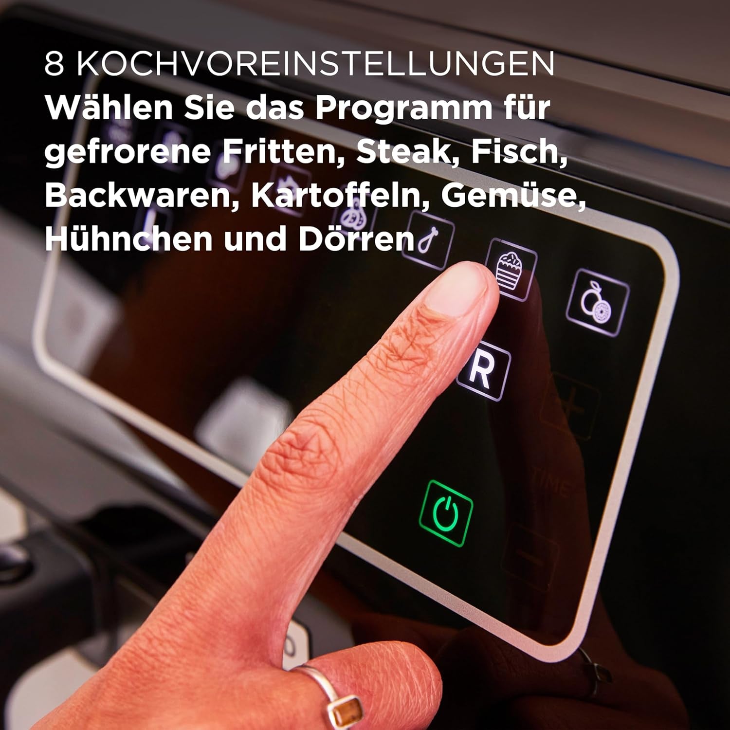 Kenwood Khealthy Twin Airfryer, 8L (2X4L), dubbele kamer, 8 programma's, Dual Cook & Sync Finish-functie, touchscreen Apparaten Naty Shop