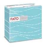 Fato - Droogpapieren servetten, airlaid, textieleffect, verpakking van 50 servetten, 40X40 gevouwen in 4-formaat, Tropicana Decor