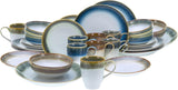 CreaTable, 23679, Cascade-serie, 32-delige serviesset voor 8 personen, combiservies van porselein, vaatwasmachine- en magnetronbestendig, kwaliteitsproductie