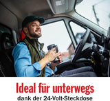 24V Truck-koffiezetapparaat - Truck-koffiezetapparaat - Filterkoffiezetapparaat - Warmhoudkoffiezetapparaat - Glazen karafkoffiezetapparaat - Zwart
