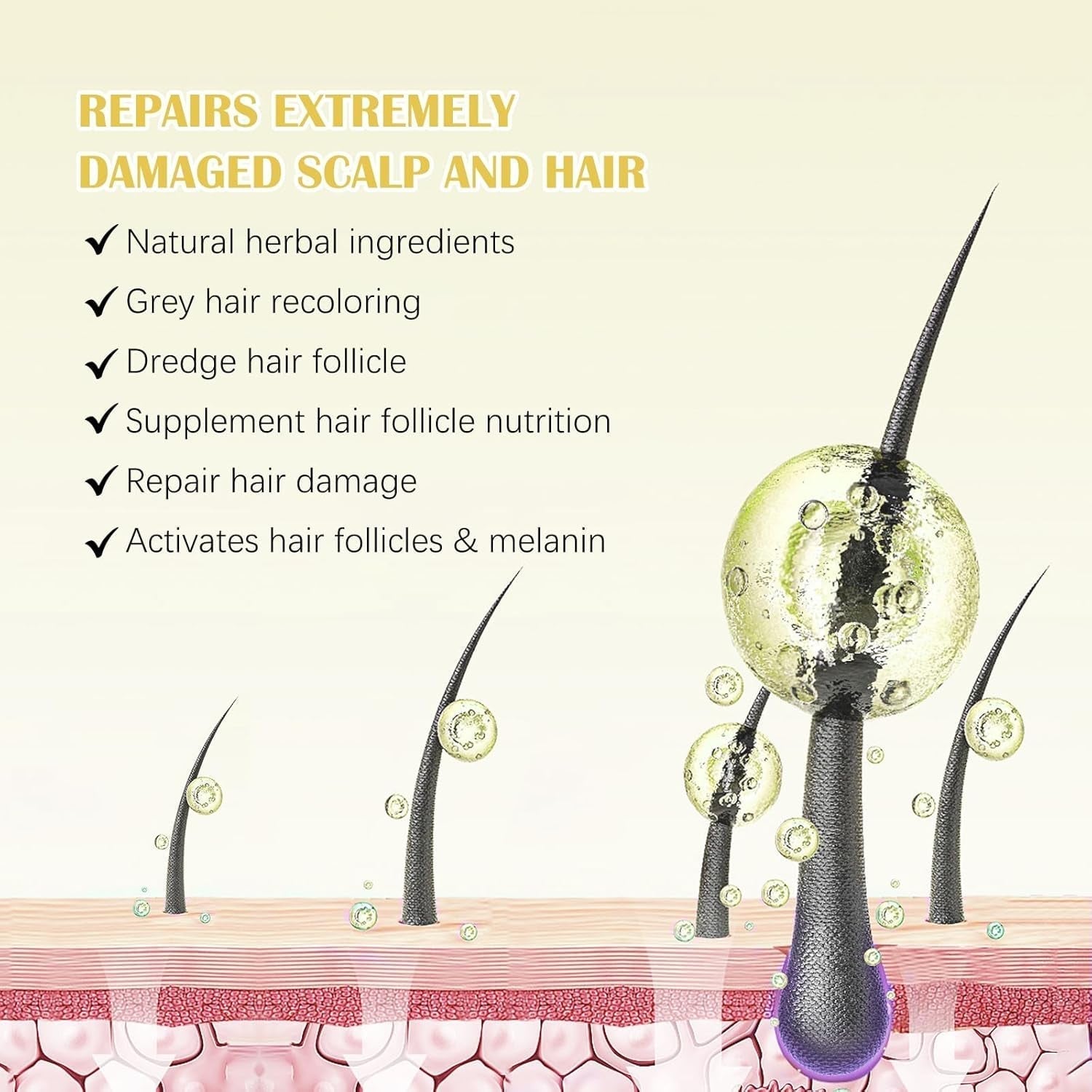Biologische haargroeiolie 5% - Oplossing voor extern gebruik - Haargroei en verdikking - Voor haarverlies bij mannen en dunner wordend haar - Reactiveert krimpende follikels - Nauwkeurige pompdispenser, 60 ml haarverzorging Naty Shop