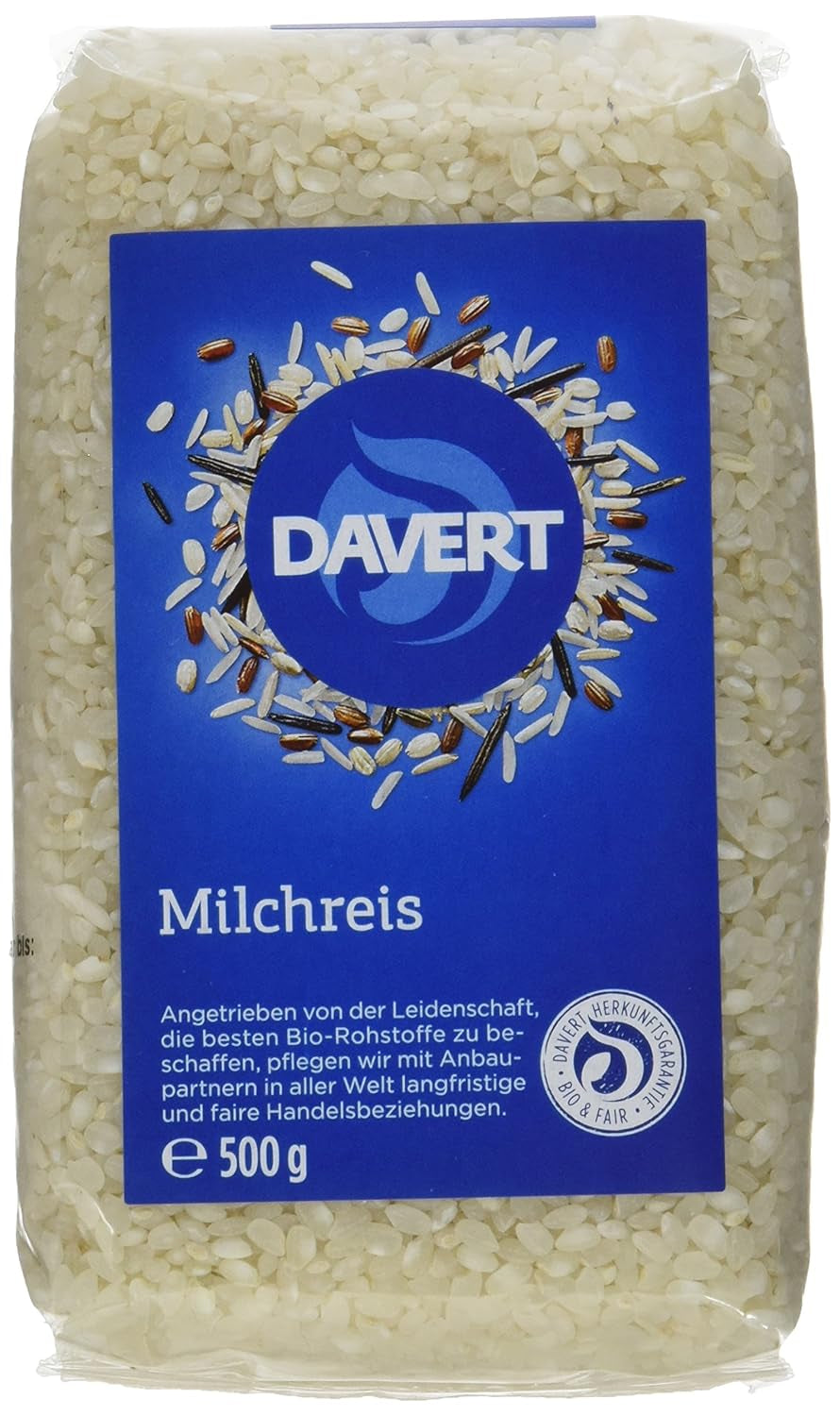 Davert rijstepap (1 x 500 g) - Bio