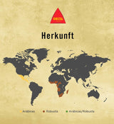 Delta Cafés - Kaffeebohnen Gold - 2 Pakjes à 1 kg - Intensiteit 12 - Vollmundige Arabica-Röstkaffebohnenmischung - Sehr aromatisch mit Noten von Honig und Reifen Früchten