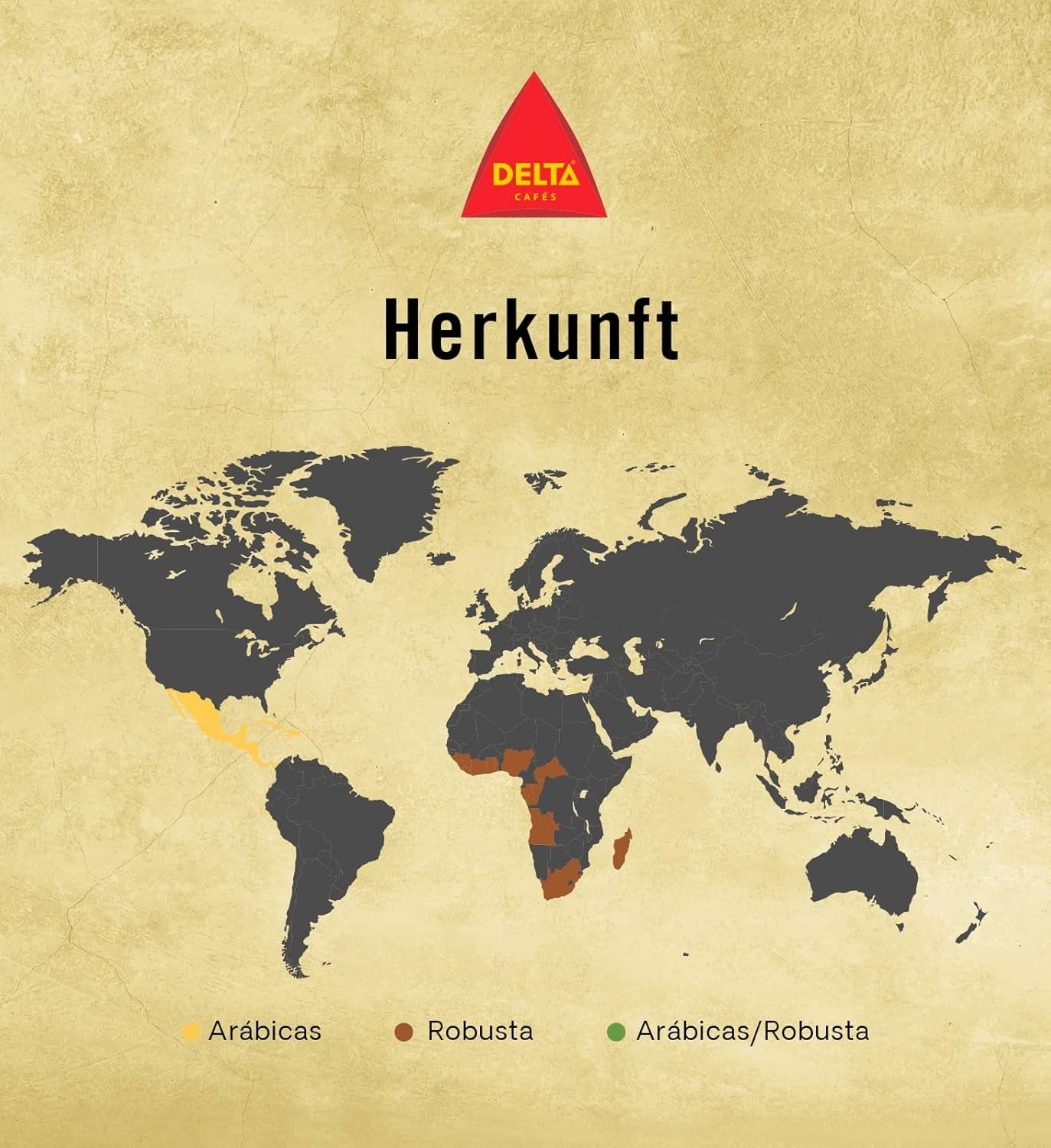 Delta Cafés - Kaffeebohnen Gold - 2 Pakjes à 1 kg - Intensiteit 12 - Vollmundige Arabica-Röstkaffebohnenmischung - Sehr aromatisch mit Noten von Honig und Reifen Früchten