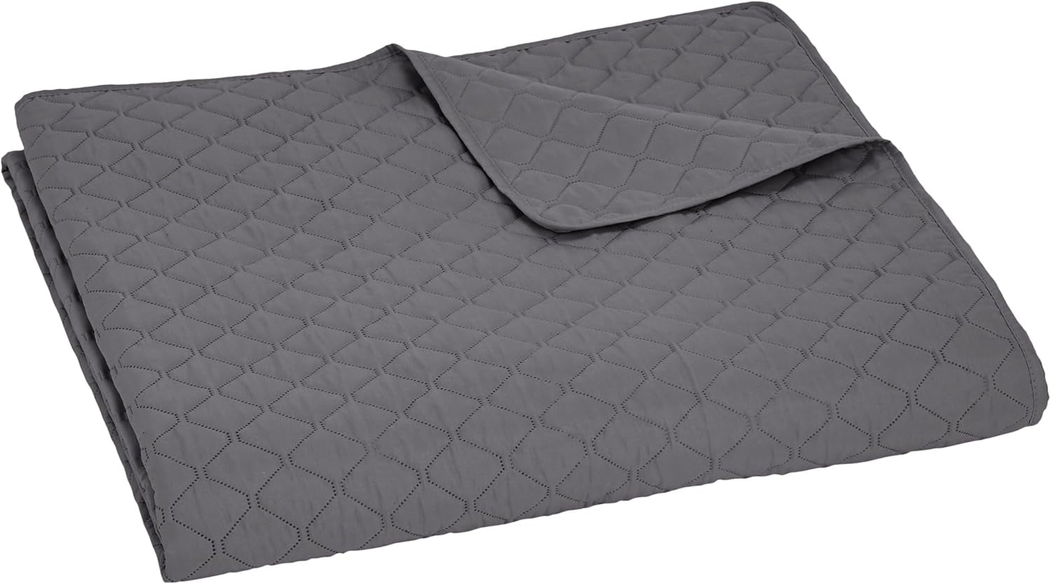 Amazon Basics oversized dekbed met reliëf, 170 X 210 cm, donkergrijs ruitpatroon Bedden en dekens Besuche bij Amazon Basics-Store
