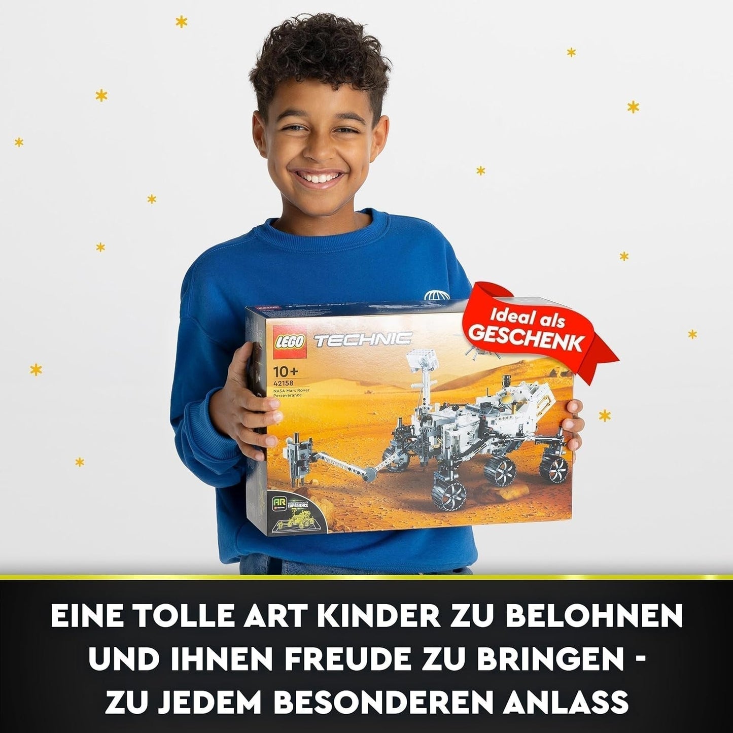LEGO Space Toy Set 42158 Technic NASA Mars Rover Perserverance met Ar-app, Science-bouwspeelgoed voor meisjes en jongens 10+ bouwsets Bekijk de LEGO-Store