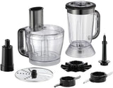 Russell Hobbs Keukenmachine [Blender/Groentenhakmolen/Tafelblender/Hakker/Blender] Keukenmachine (Kneden, Mixen en Snijden), Matte Houtskoolkeuken Naty Shop