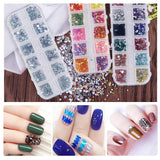 8 Boxen Nail Art Strass Kit - Nail Art Gemischt Strass Set, Nagel Kunst Strasssteine ​​Gems Perlen Edelsteine ​​Bunt Pferdeaugen Strass voor Nageldesign Zubehör Met 1 Pinzetten en 1 Strass Picker voor DIY