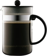 Bodum koffiezetapparaat 1582-01 bistroNOUVEAU (French Press-systeem, vaatwasmachinebestendig), 1,5 liter, zwart