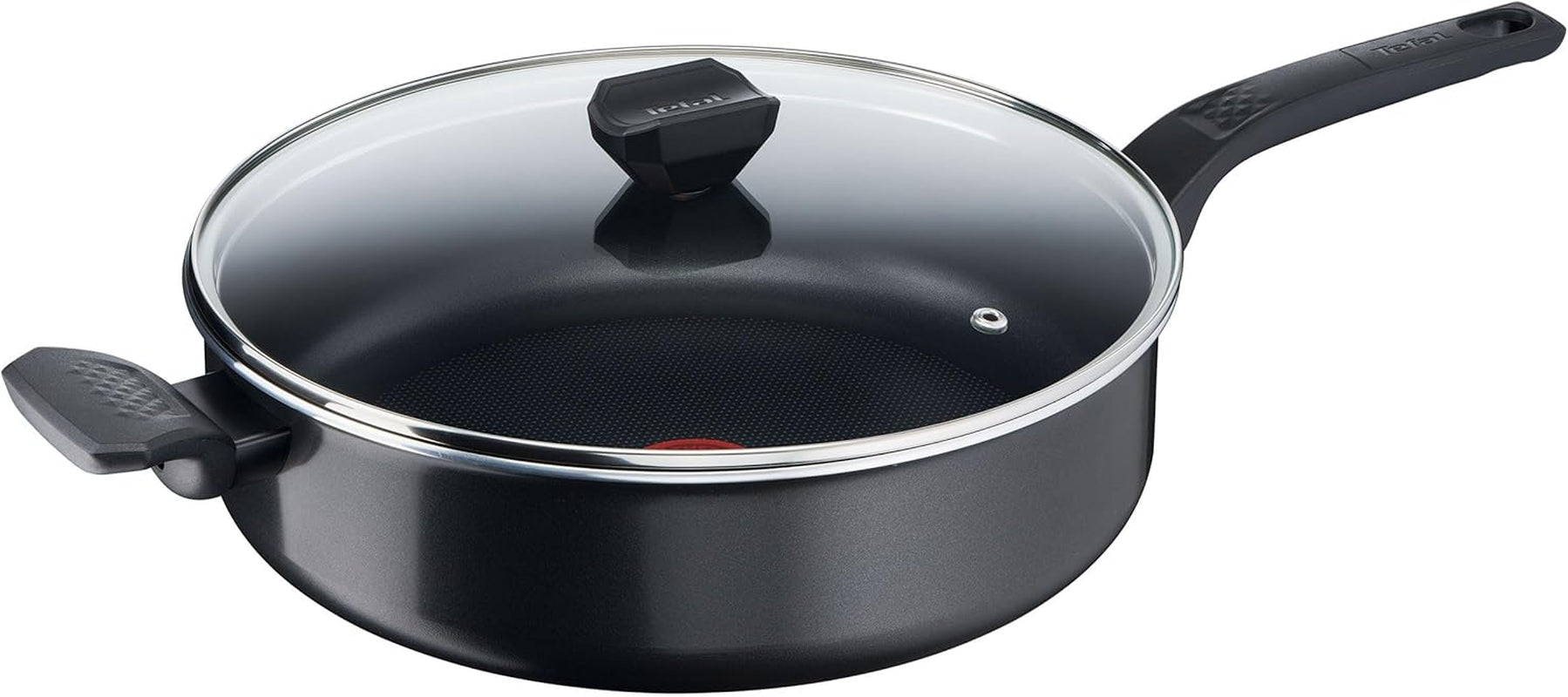 Tefal Easy Cook & Clean, antiaanbaklaag, temperatuurindicator, niet aanbevolen voor inductie Potten en pannen Naty Shop Pan voor koken 28 Cm