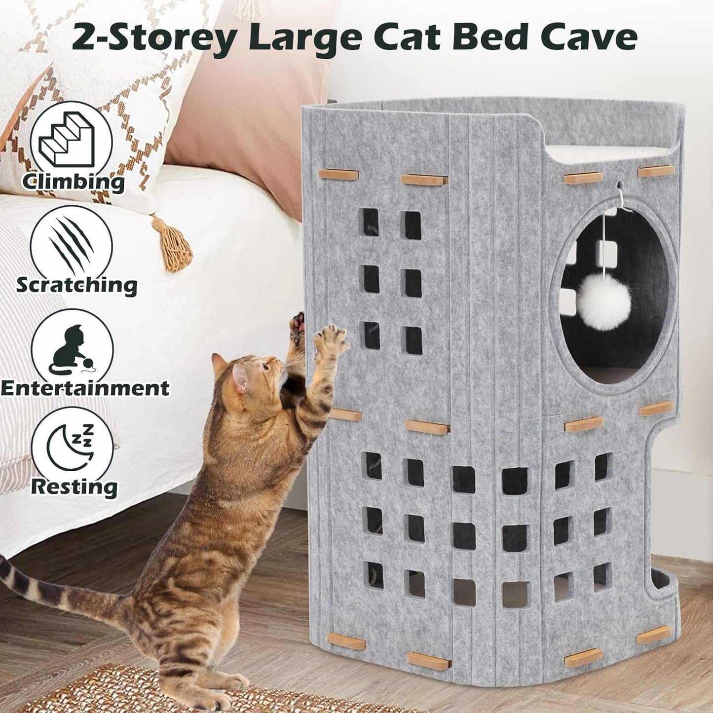 Dekens en meubels, Huisdieren, Grotten & Huizen, Katten, Kattenbedden, Katten - bedden, matrassen