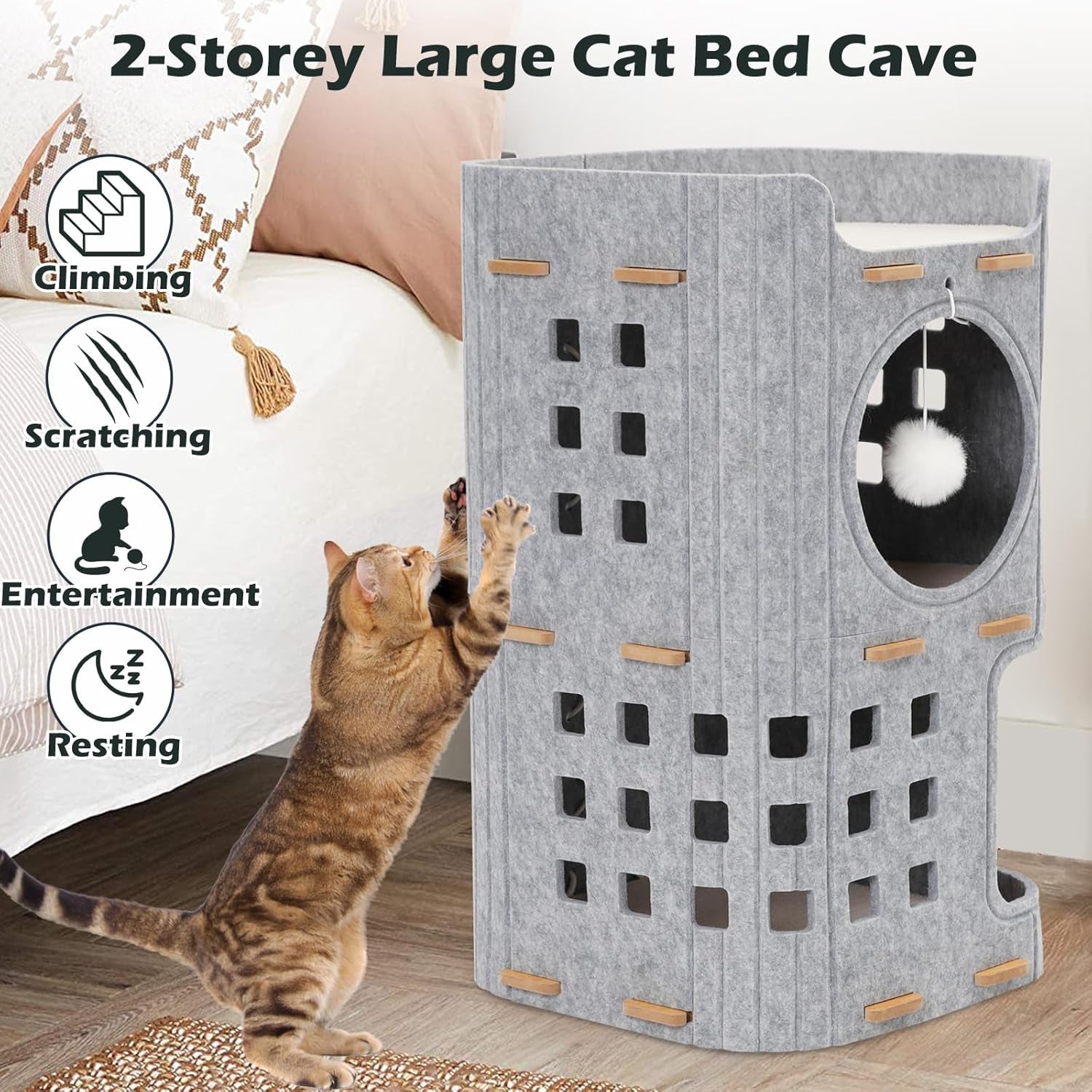 Dekens en meubels, Huisdieren, Grotten & Huizen, Katten, Kattenbedden, Katten - bedden, matrassen