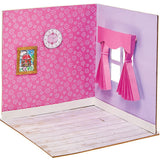 Baker Ross FN255 mini houten poppenhuispakket - 1-delig poppenhuispakket voor kinderen DIY-knutselpakket