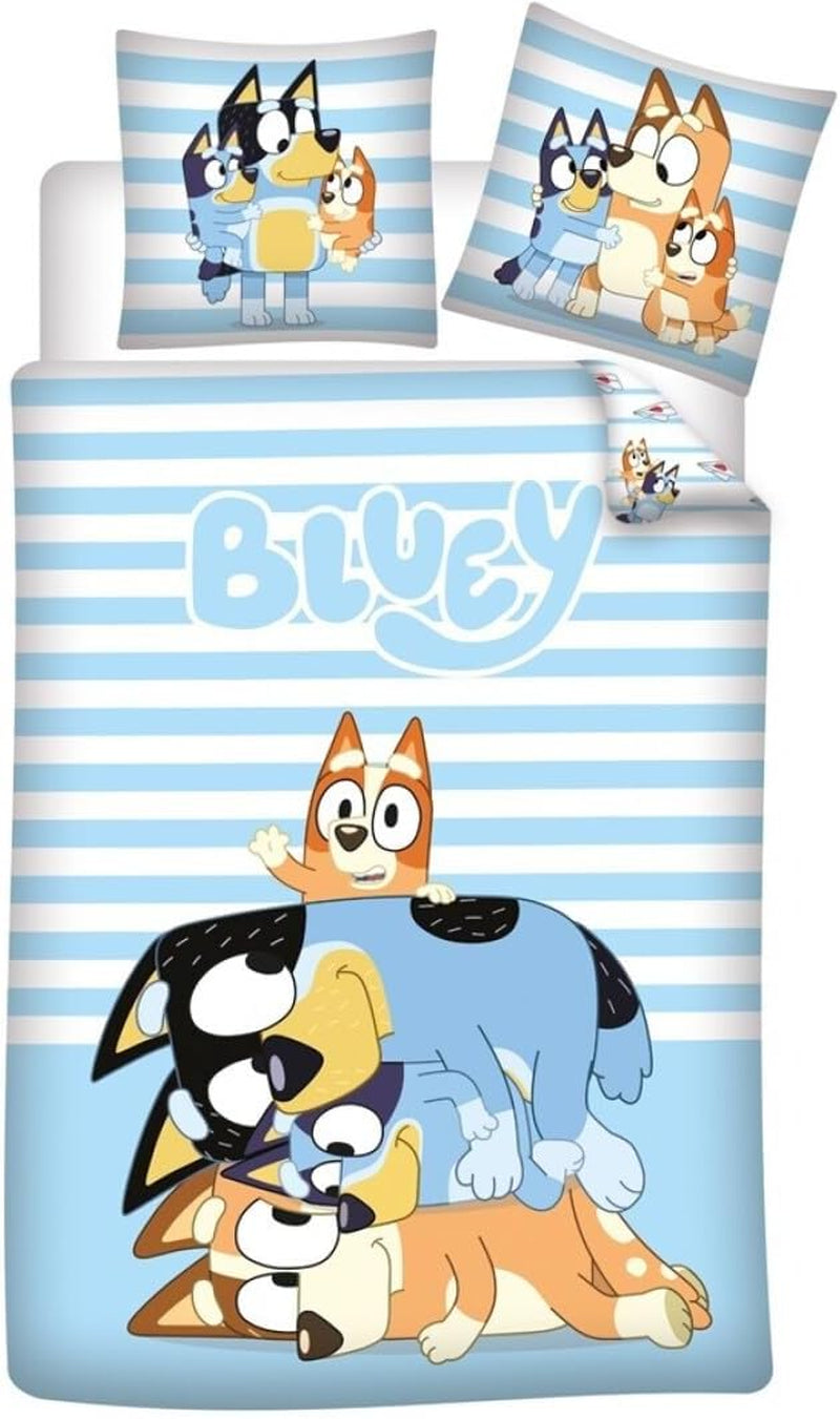 Beddengoed voor kinderen Bluey, 100% katoen Beddengoed - kinderen Naty Shop Standaardtitel