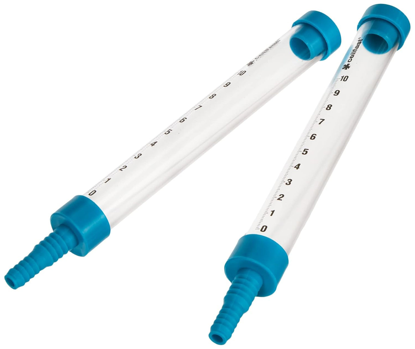 25m CELLFAST slangwaterpas met 2 meetbuizen, breukvaste trechters en millimeterschaal. Vergemakkelijkt het perfect nivelleren van verre punten.