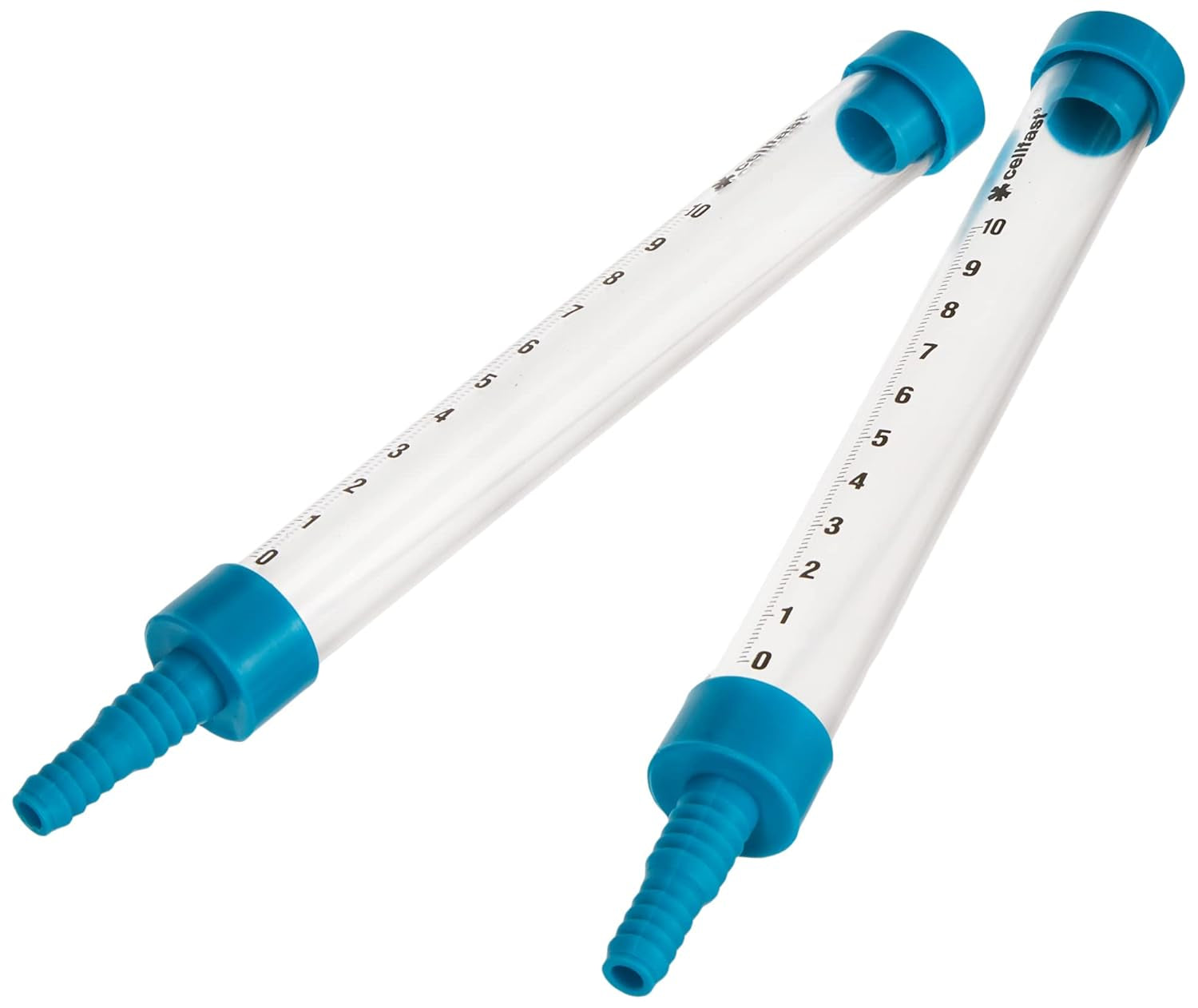 25m CELLFAST slangwaterpas met 2 meetbuizen, breukvaste trechters en millimeterschaal. Vergemakkelijkt het perfect nivelleren van verre punten.