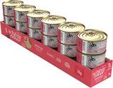 Zilveren Kip met Eendenmousse en Filets, Compleet Natvoer voor Senior Katten, Graanvrij, Immuunondersteuning, Vochtbron, 12 x 70 g