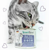 Venandi Animal - Premium natvoer voor katten - Paard als monoproteïne, 12 stuks (12 x 125 g), graanvrij, monoproteïne