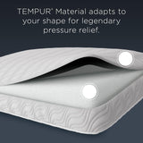 TEMPUR-PEDIC Tempur-Cloud Prohi-kussen, traagschuim, wit/weelderige tuin, kingsize standaardkussens Naty Shop