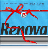 Renova papieren servetten, Red Label Blue 70 servetten