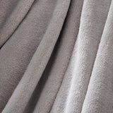 Brentford's ultrazachte fleece sprei, zilvergrijs, groot tweepersoonsbed - 150 x 200 cm bedden en dekens Beuche den Brentfords-Store