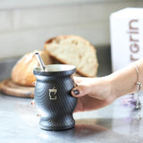 Mate Tea Set - Mate Mok - Mate en Bombilla Set - Theekopjes - Dubbelwandig Design Mate Mok - Yerba Mate Mok Set