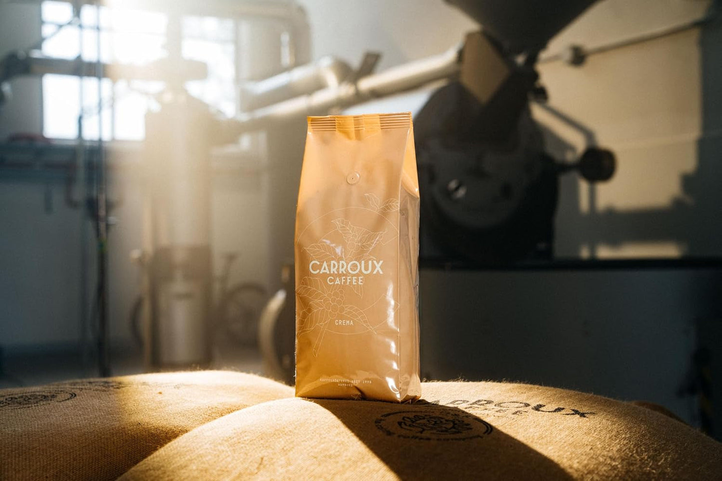 CARROUX Crema hele koffiebonen (6 x 500 g) - Premium koffiebonen uit Hamburg - Traditioneel vers gebrand