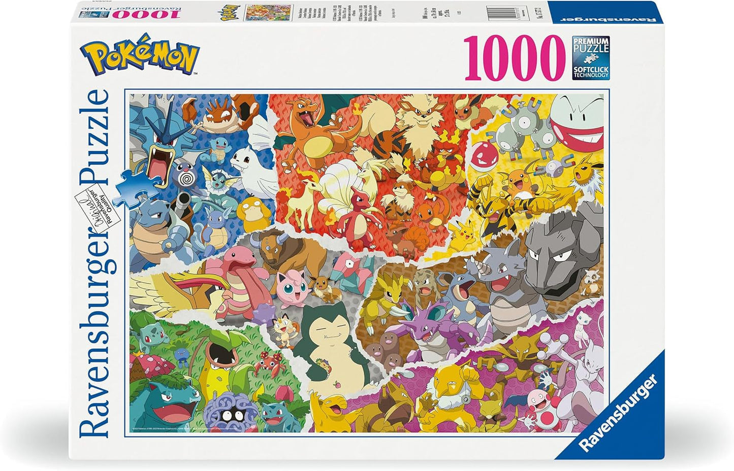 Ravensburger Puzzel 12000832 - Pokémon Adventure - Pokémon-puzzel van 1000 stukjes voor volwassenen en kinderen vanaf 14 jaar Puzzel Naty Shop Speelse verfijning
