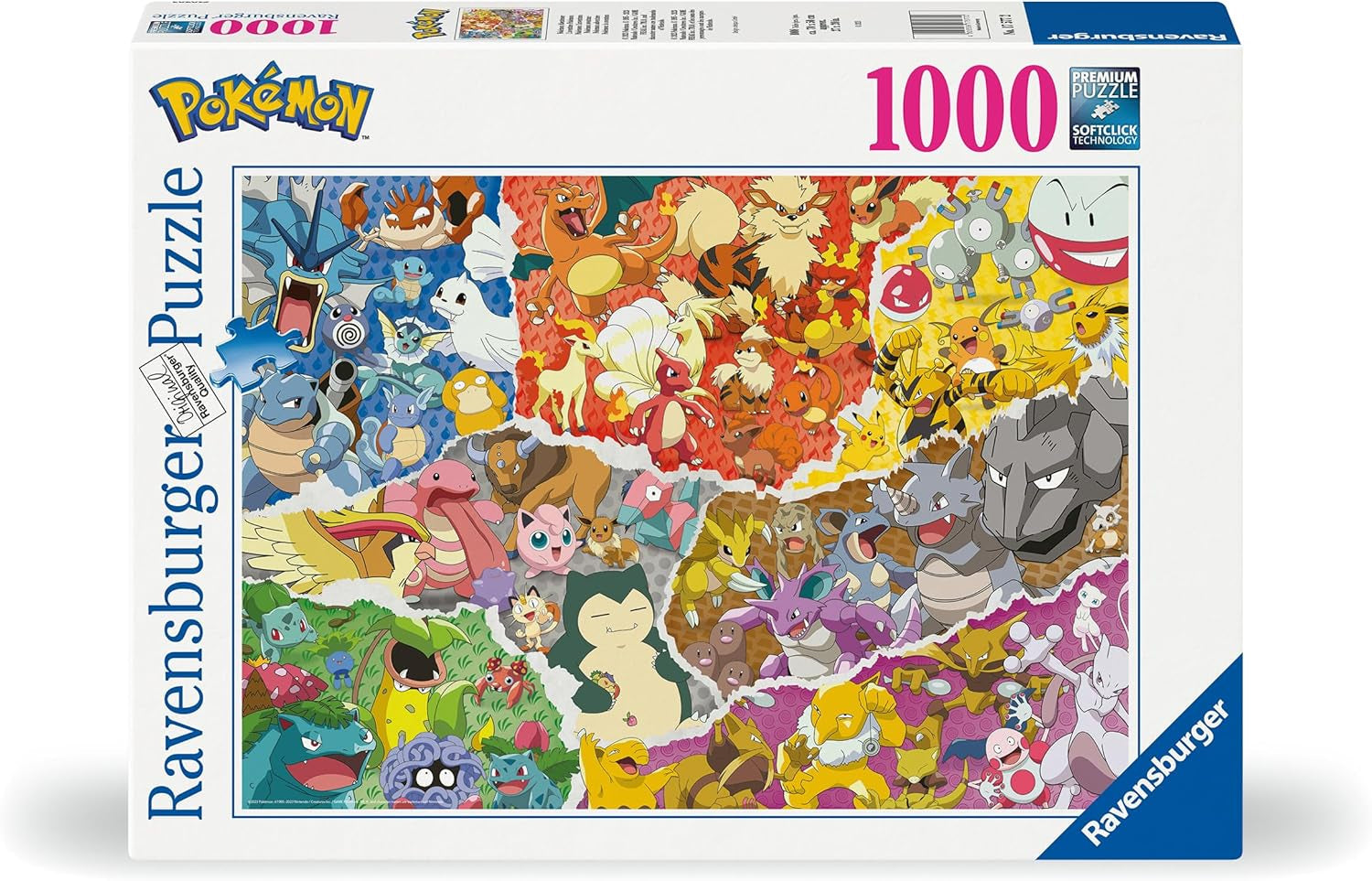 Ravensburger Puzzel 12000832 - Pokémon Adventure - Pokémon-puzzel van 1000 stukjes voor volwassenen en kinderen vanaf 14 jaar Puzzel Naty Shop Speelse verfijning