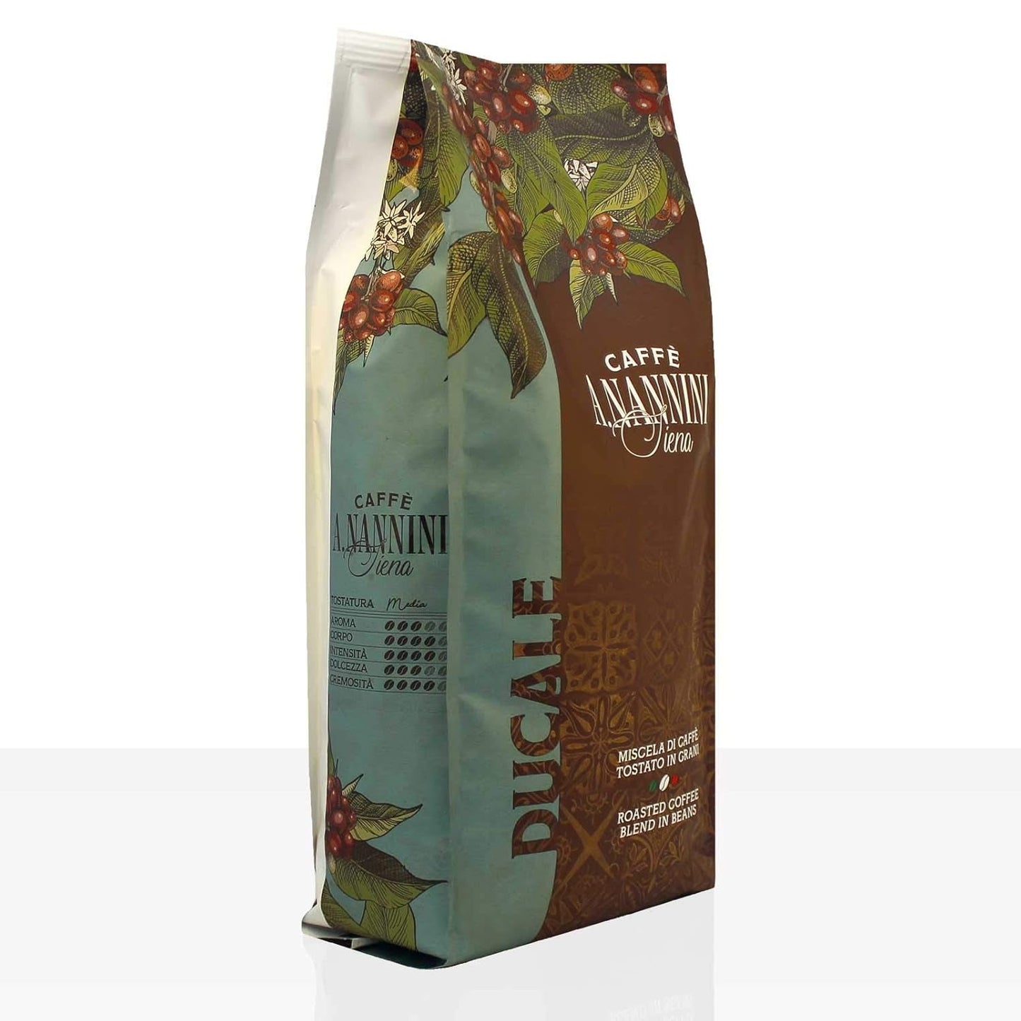 Nannini Espresso Ducale 9 x 1 kg hele bonen