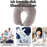 2 in 1 Nekkussen U-vorm Nekkussen Hoofdsteunkussen Neksteunkussen Neksteun Nekkussen Vervorming Voor Knuffels Voor Kamperen Wandelen Auto Vliegtuig Cervicale Orthopedische Kussens Naty Shop