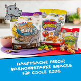 FRECHE FREUNDE KIDS, Bobs & DIKKAS Krokante banaan-cacaomuesli, knapperige chocolademuesli voor kinderen, suikerarm, geen toevoegingen, 100% veganistisch, 6 stuks (6 x 280 g)