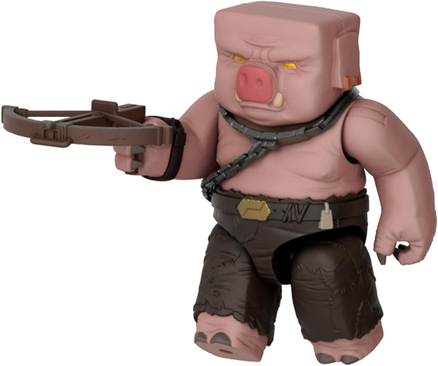 Mattel Minecraft-actiefigurenset, Ghast met vuuraanval, lichten, geluid, starter en projectiel, Piglin Warrior, geïnspireerd door de film, JFB69 Actiefiguren Naty Shop