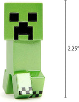 Jada Toys Minecraft-figurenset (4-delig) gemaakt van metaal - Minecraft Caves & Cliffs verzamelfiguren (Steve, Alex, Creeper en Warden) voor gamers en verzamelaars 8+ 6 cm elk Actiefiguren Naty Shop