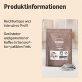 door Amazon Starke Pads, geeignet für Senseo-Maschinen, 36 Stück (1 Packung mit 36 ​​​​Stück) – Rainforest Alliance-zertifiziert