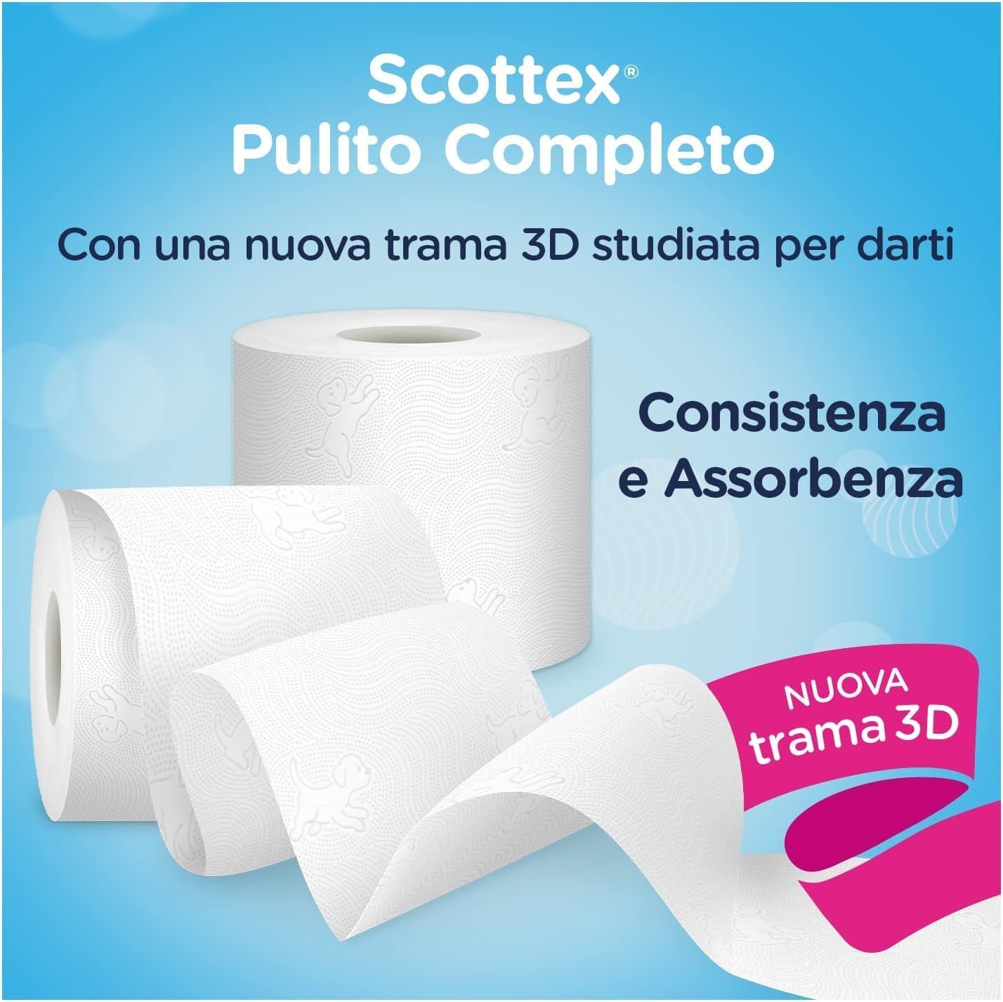 Toiletpapier, schoon, ruimtebesparend, 64 rollen