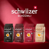 Schwiizer Schüümli Crema Mild, 100% Arabica koffiebonen fijn, harmonieus en mild, ideaal voor automatische espressomachines, sterkte 2/5, licht gebrand, Rainforest Alliance, 1kg
