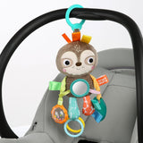 Bright Starts Kinderwagen, luiaard - met rammelaar, spiegel en taggie-lussen Bebe Toys Naty Shop