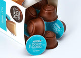 NESCAFÉ Dolce Gusto Flat White, 48 Kaffeekapseln, Arabica en Robusta Bohnen, Cremig-Milchiger Genuss, Kaffeekreation, Coffee-Shop Trend, Aromaversiegelte, 9er Pack (3x16 Kapseln)