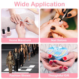 100Stks Latexfrei Nailart Schwämme, Ombre Nagelschwammpinsel, Nagelschwamm Mit Metallgreifer 100 Blatt Nailart-Mischpapier Austellungsbox, Maniküre Schwamm Applikator Für Farbverlauf Nailart