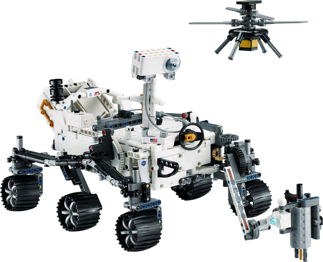 LEGO Space Toy Set 42158 Technic NASA Mars Rover Perserverance met Ar-app, Science-bouwspeelgoed voor meisjes en jongens 10+ bouwsets Bekijk de LEGO-Store