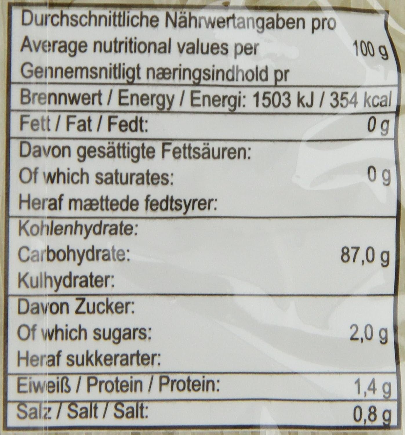 Rijstveldrijstnoedels, vermicelli, 1,2 mm, Bun Gao (1 x 400 g)